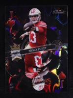 Brock Purdy 2024 Wild Card 5 Card Draw Stacked Deck Jack of Hearts Black Lava #SDPH-BPN #1/1 at PristineAuction.com