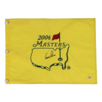 Arnold Palmer Signed 2006 Masters Golf Pin Flag (PSA) at PristineAuction.com