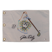 John Daly Signed Daly Logo Pin Flag (PSA) at PristineAuction.com