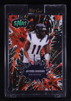 Jayden Higgins 2025 Wild Card Splat Background 1 Orange Cross Hatch Foil #SBORA01-JH #09/18 RC at PristineAuction.com