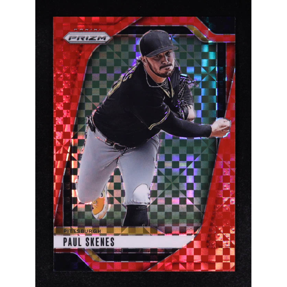 Paul Skenes 2025 Panini Prizm Red #248 #41/99 at PristineAuction.com