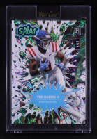 Tre Harris III 2025 Wild Card Splat Background 2 Green Kaleidoscope #SBGRE02-TH #01/10 RC at PristineAuction.com