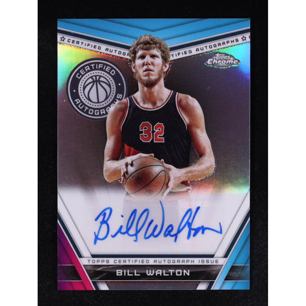Bill Walton 2024 Topps Chrome Certified Autographs #CA-BW at PristineAuction.com