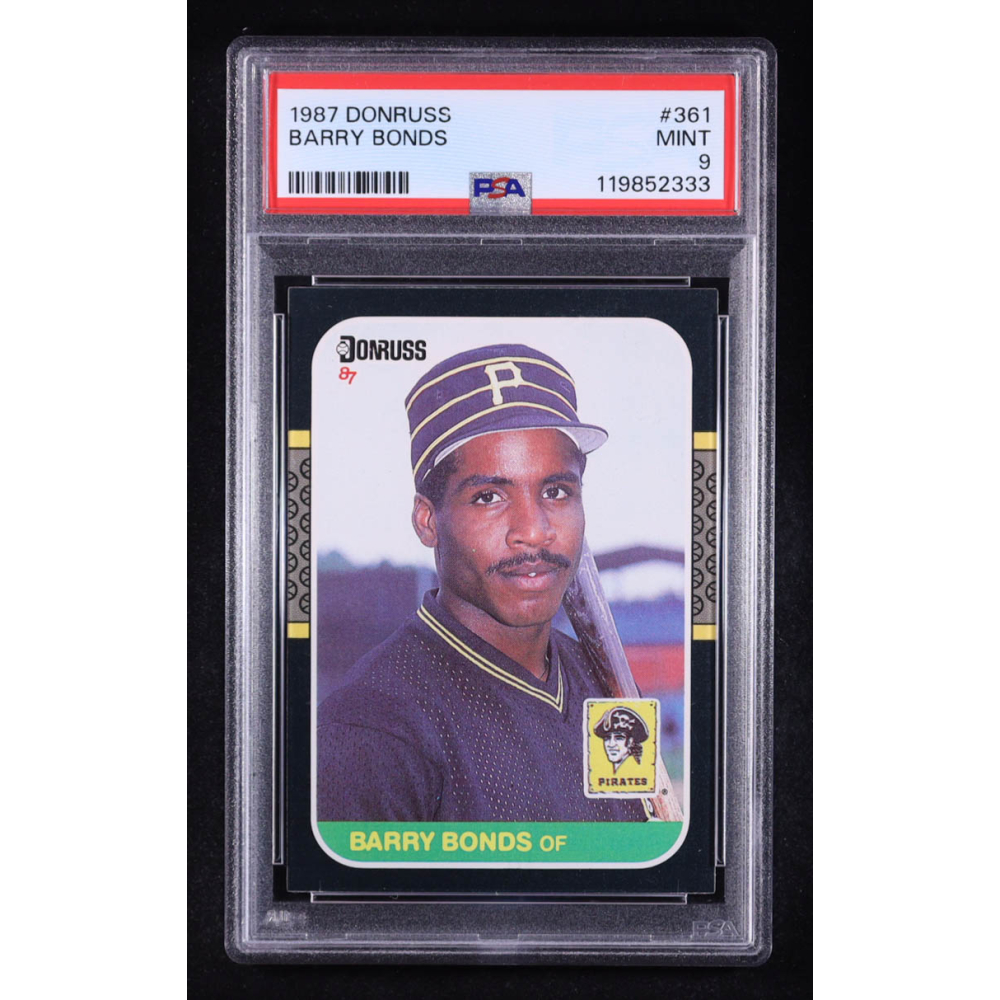 Barry Bonds 1987 Donruss #361 RC (PSA 9) at PristineAuction.com