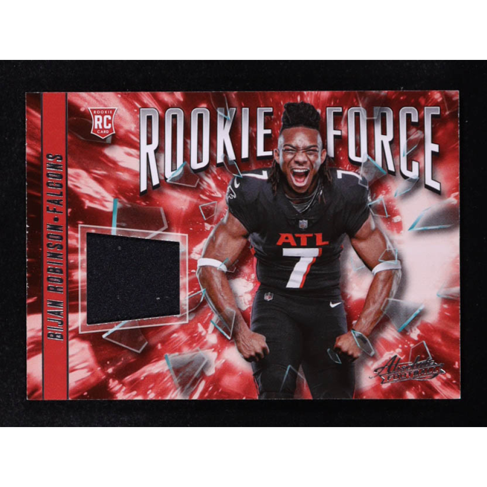 Bijan Robinson 2023 Panini Rookie Force Absolute Football #RF-22 RC at PristineAuction.com