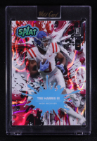 Tre Harris III 2025 Wild Card Splat Background 3 Pink Lava #SBPNK03-TH #7/7 RC at PristineAuction.com