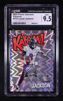 Lamar Jackson 2021 Absolute Kaboom #35 (CGC 9.5) at PristineAuction.com
