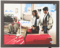 Matthew Broderick, Alan Ruck & Mia Sara Signed "Ferris Bueller's Day Off" Custom Framed Photo (Beckett) at PristineAuction.com