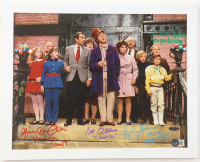 "Willy Wonka and the Chocolate Factory" Custom Framed Photo Signed by (4) with Paris Themmen, Peter Ostrum, Julie Dawn Cole, Michael Bollner With Character Inscriptions (Beckett) at PristineAuction.com