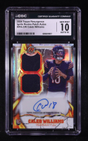 Caleb Williams 2024 Topps Resurgence Ignite Rookie Patch Autographs #IPACW RC (CGC 10 | Autograph Graded 10) at PristineAuction.com