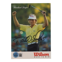 Bernhard Langer Signed 4x6 Wilson Ad (Beckett) at PristineAuction.com