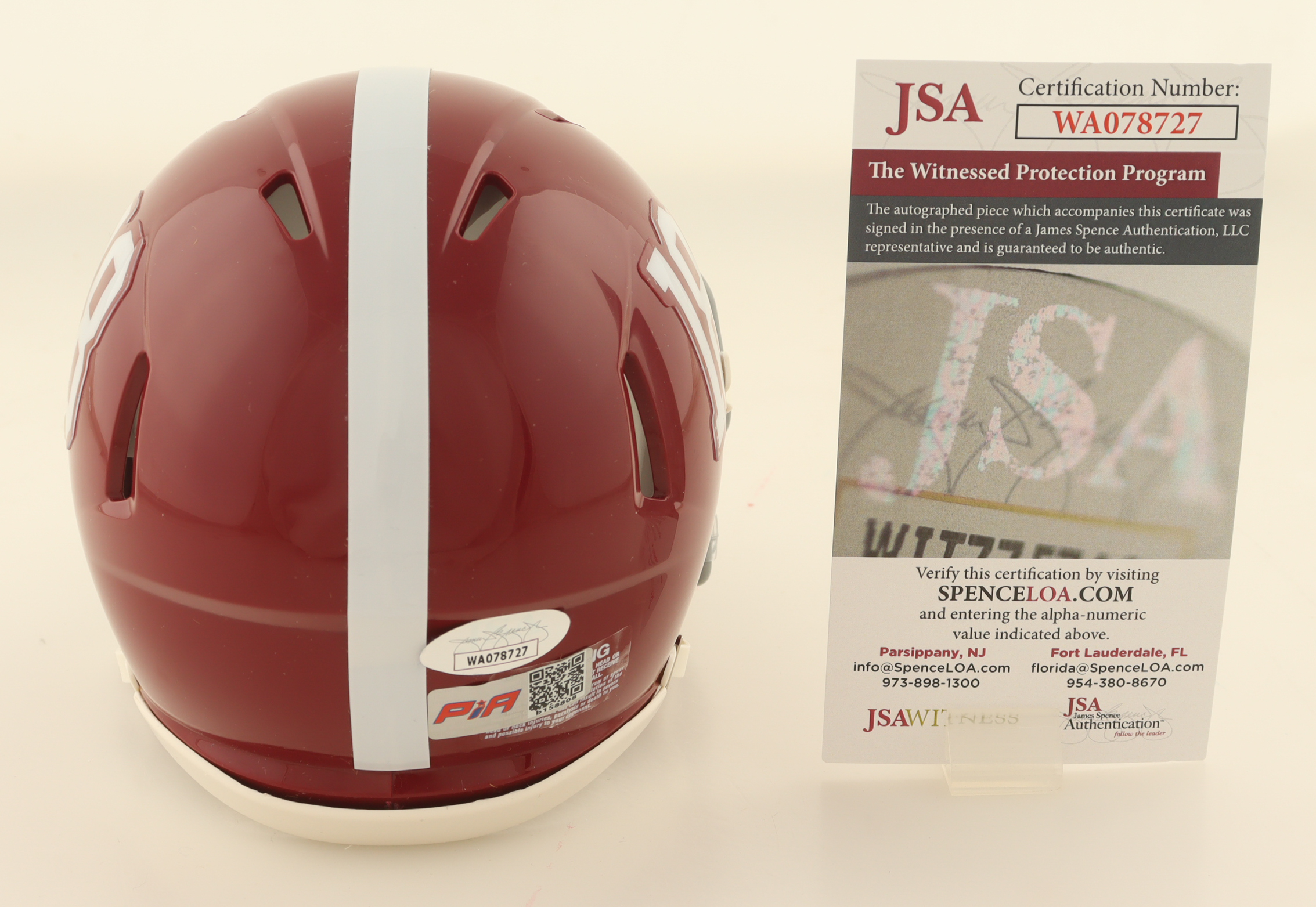 Trevon Diggs Signed Alabama Crimson Tide Speed Mini Helmet (JSA) at PristineAuction.com Trevon Diggs Signed Alabama Crimson Tide Speed Mini Helmet (JSA) at PristineAuction.com