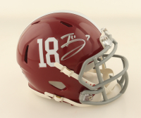 Trevon Diggs Signed Alabama Crimson Tide Speed Mini Helmet (JSA) at PristineAuction.com