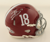 Trevon Diggs Signed Alabama Crimson Tide Speed Mini Helmet (JSA) at PristineAuction.com