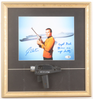 William Shatner Signed Custom Framed "Star Trek" Photo With Replica Phaser Display Inscribed "Beam Me Up Scotty!" (JSA) at PristineAuction.com
