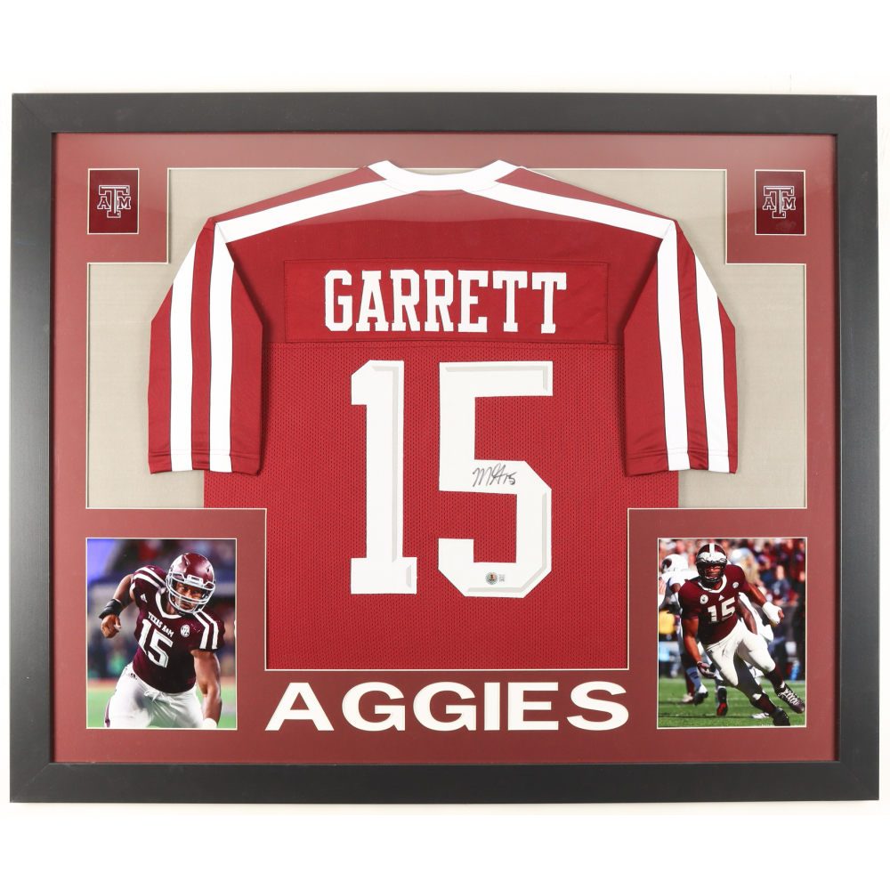 Myles Garrett Signed Custom Framed Jersey Display (Beckett) at PristineAuction.com