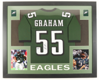 Brandon Graham Signed Custom Framed Jersey Display (Beckett) at PristineAuction.com