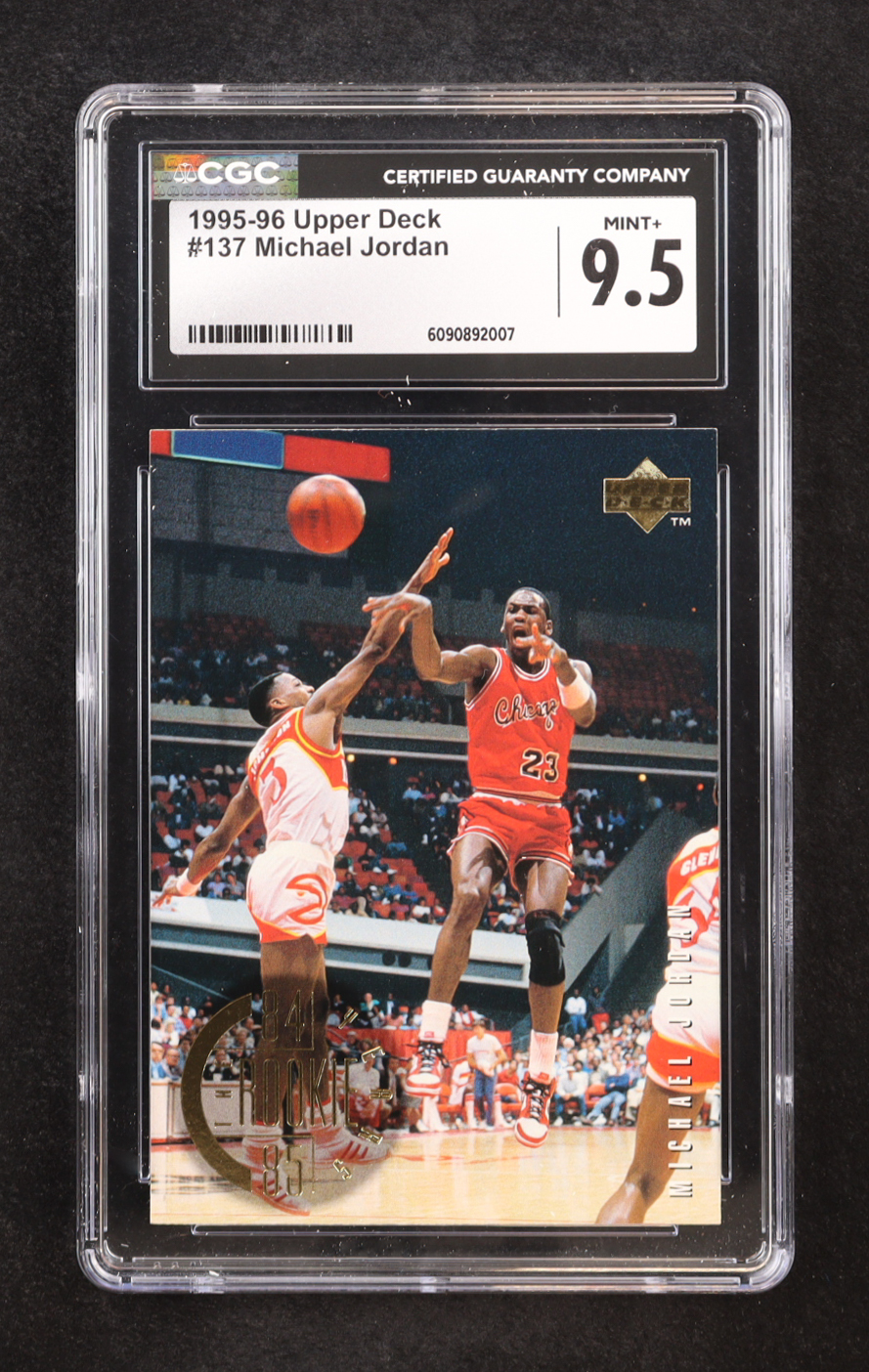 Michael Jordan 1995-96 Upper Deck #137 ROO (CGC 9.5) at PristineAuction.com Michael Jordan 1995-96 Upper Deck #137 ROO (CGC 9.5) at PristineAuction.com