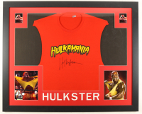 Hulk Hogan Signed Custom Framed "Hulkamania" T-Shirt Display (PIA) at PristineAuction.com