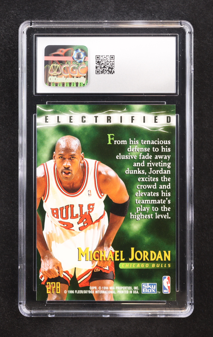 Michael Jordan 1995-96 SkyBox Premium #278 ELE (CGC 7.5) at PristineAuction.com Michael Jordan 1995-96 SkyBox Premium #278 ELE (CGC 7.5) at PristineAuction.com