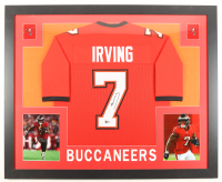 Bucky Irving Signed Custom Framed Jersey Display (Beckett) at PristineAuction.com