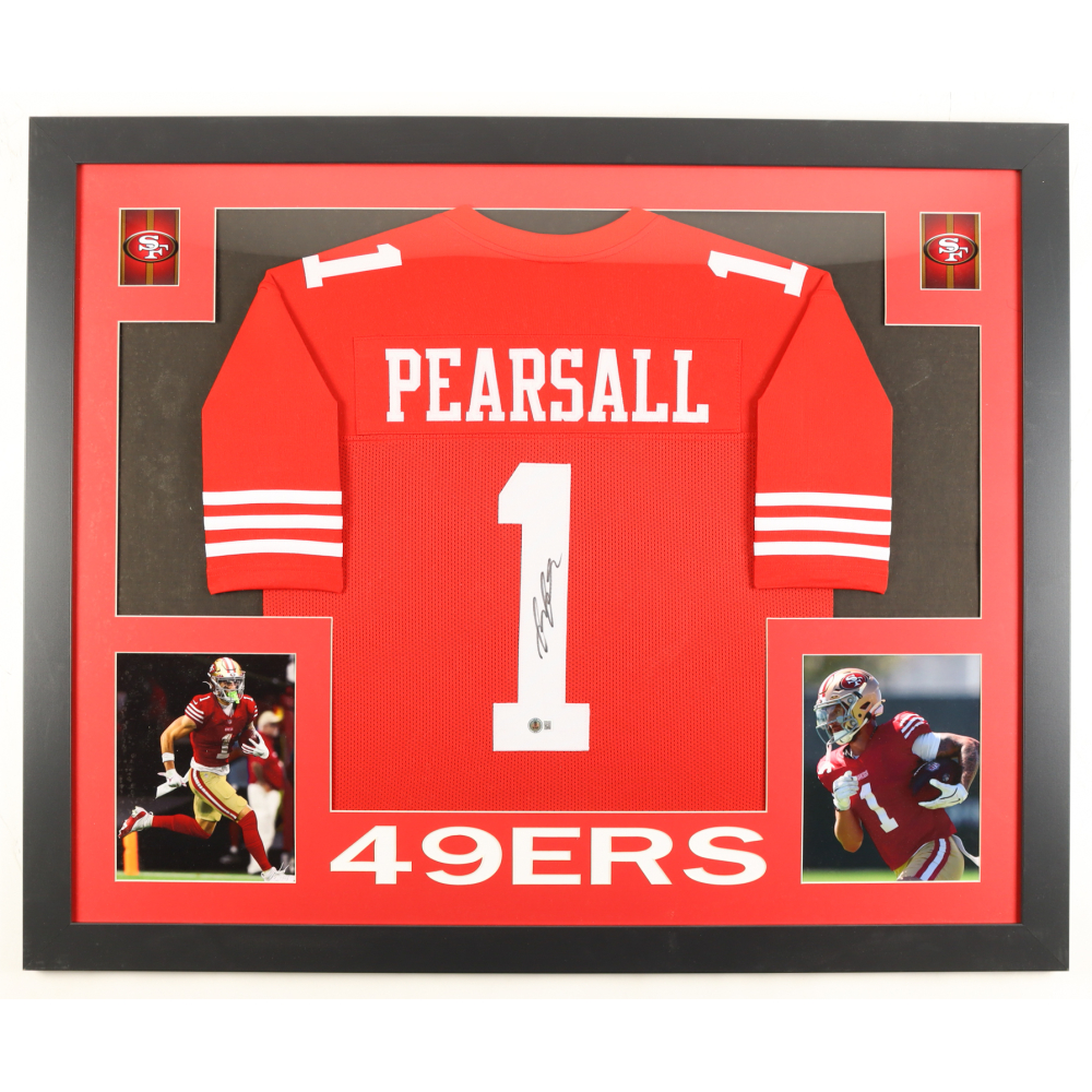 Ricky Pearsall Signed Custom Framed Jersey Display (Beckett) at PristineAuction.com