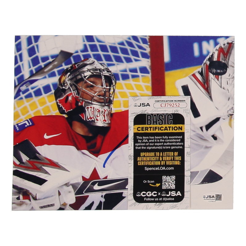 Cam Ward Signed Team Canada 8x10 Photo (JSA) at PristineAuction.com Cam Ward Signed Team Canada 8x10 Photo (JSA) at PristineAuction.com
