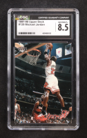 Michael Jordan 1997-98 Upper Deck #139 JAM (CGC 8.5) at PristineAuction.com
