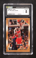 Michael Jordan 1998-99 Topps #77 (CGC 8) at PristineAuction.com