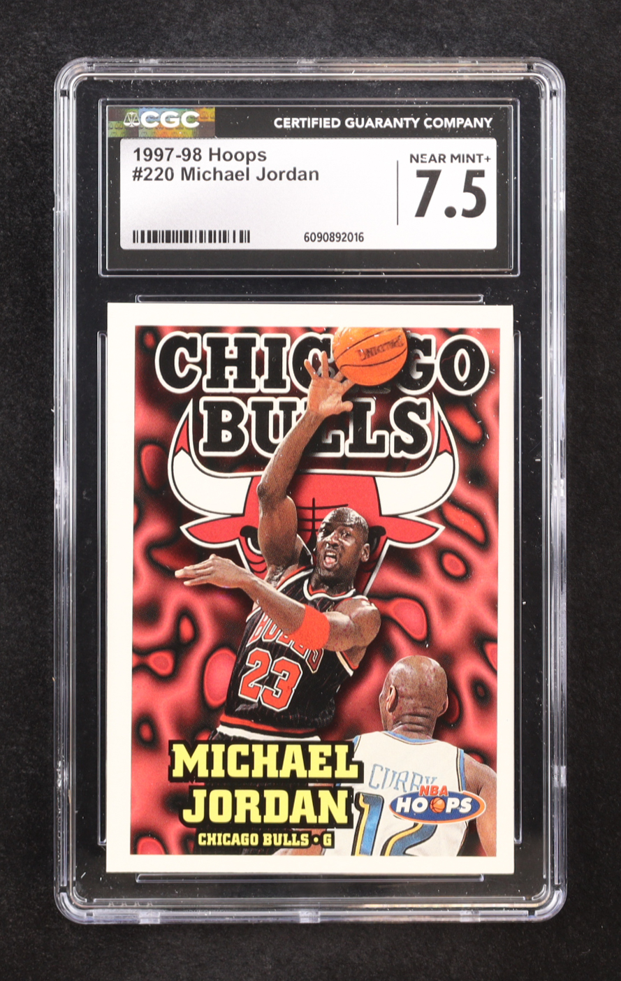 Michael Jordan 1997-98 Hoops #220 (CGC 7.5) at PristineAuction.com Michael Jordan 1997-98 Hoops #220 (CGC 7.5) at PristineAuction.com