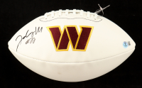 Jacory Croskey-Merritt Signed Commanders Logo Football (Beckett) at PristineAuction.com