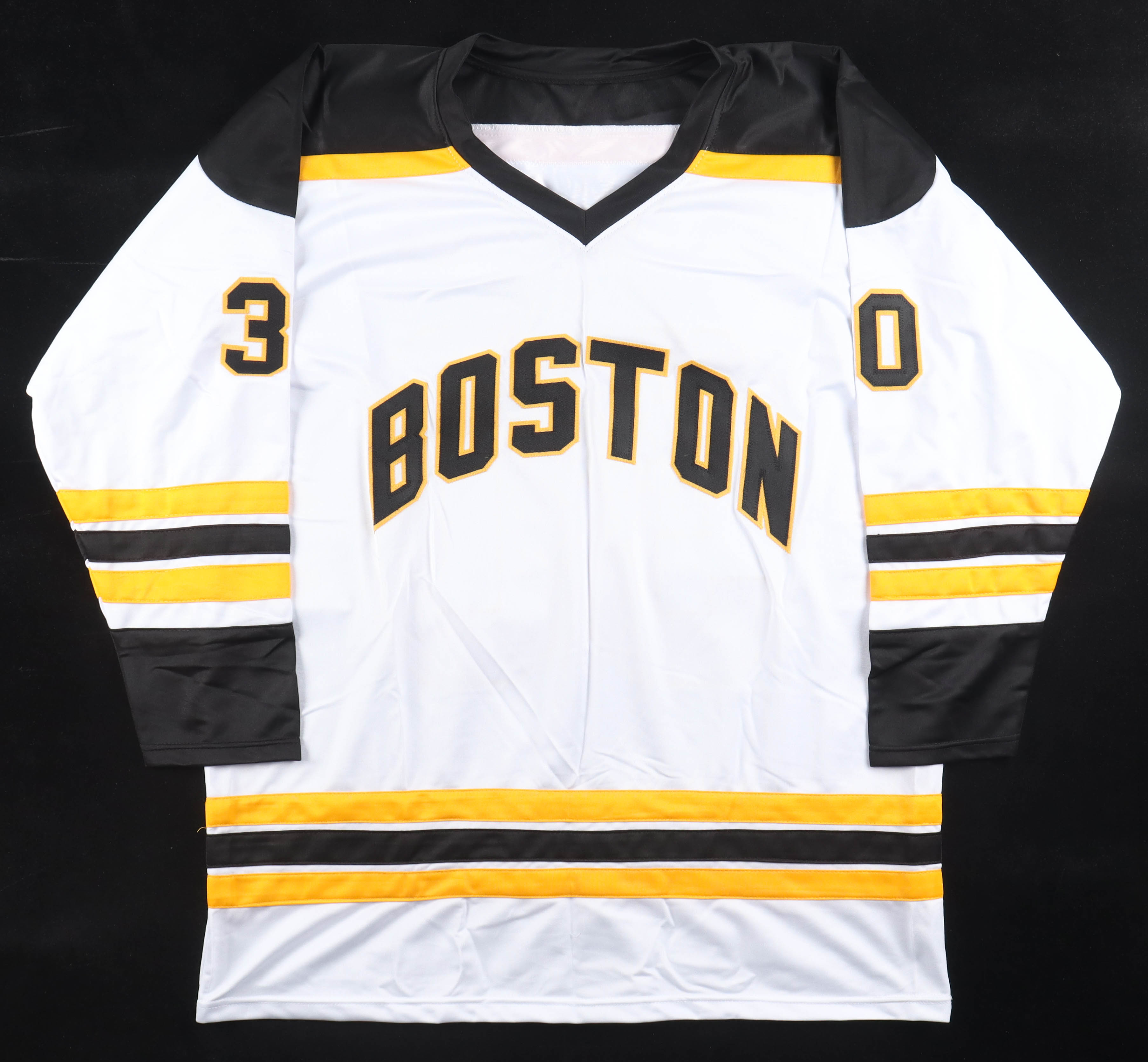 Gerry Cheevers Signed Jersey Inscribed "HOF 85" (JSA) at PristineAuction.com Gerry Cheevers Signed Jersey Inscribed "HOF 85" (JSA) at PristineAuction.com