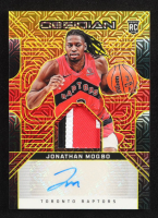 Jonathan Mogbo 2024-25 Panini Obsidian Rookie Jersey Ink Electric Etch Gold Flood #24 #04/10 RC at PristineAuction.com