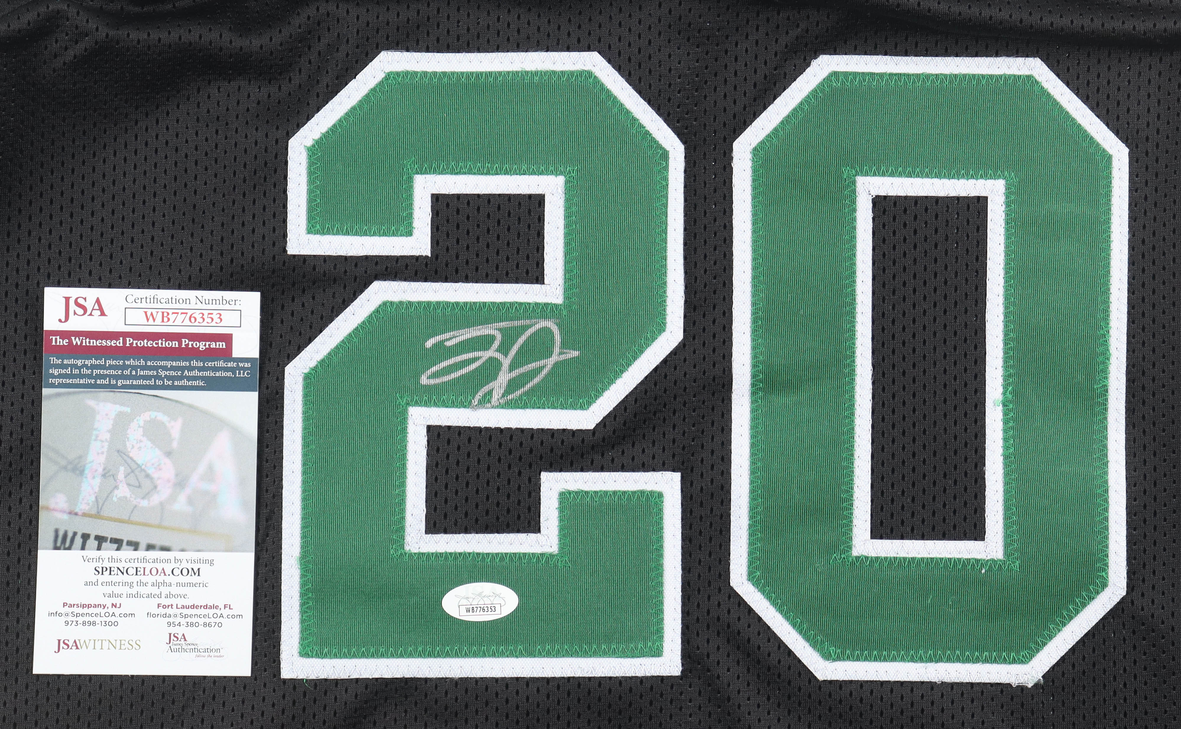 JD Davison Signed Jersey (JSA) at PristineAuction.com JD Davison Signed Jersey (JSA) at PristineAuction.com