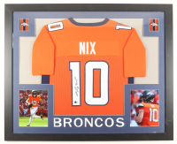 Bo Nix Signed Custom Framed Jersey Display (Beckett) at PristineAuction.com