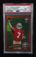 Colin Kaepernick 2011 Topps Chrome Passing-Orange Refractor #25 RC (PSA 8) at PristineAuction.com