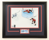Sergei Bobrovsky Signed Custom Framed Cut Display with Photo (JSA) at PristineAuction.com