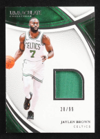 Jaylen Brown 2024-25 Immaculate Collection Swatches #18 #28/99 at PristineAuction.com
