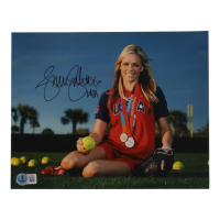 Jennie Finch Signed Team USA 8x10 Photo Inscribed "USA" (Beckett) at PristineAuction.com