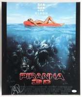 Eli Roth Signed "Piranha 3D" 16x19 Canvas Print (JSA) at PristineAuction.com