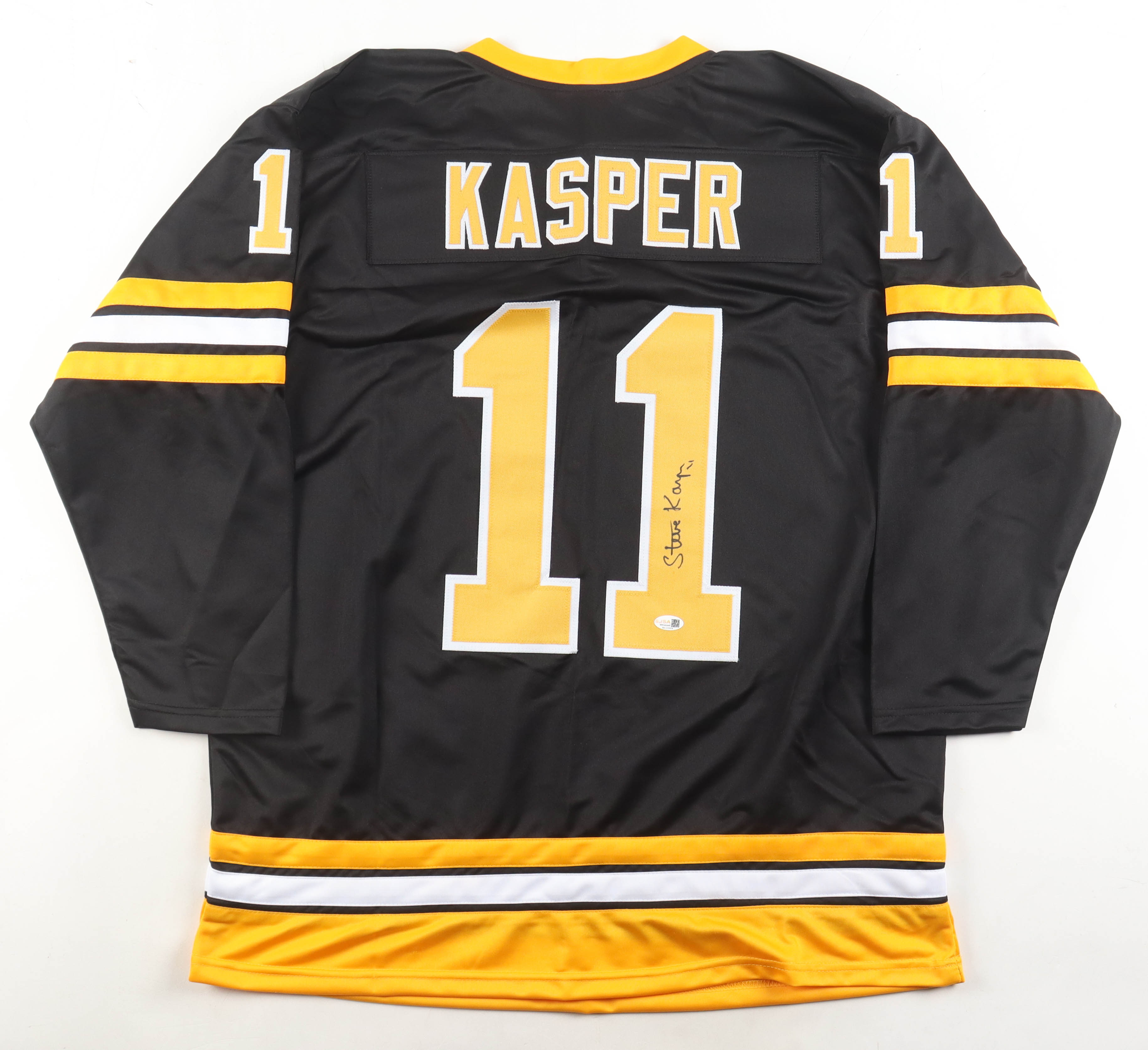 Steve Kasper Signed Jersey (JSA) at PristineAuction.com Steve Kasper Signed Jersey (JSA) at PristineAuction.com