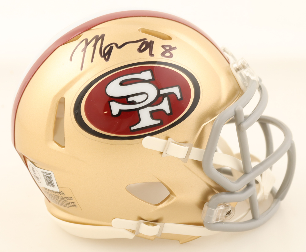 Mykel Williams Signed 49ers Speed Mini Helmet (Beckett) at PristineAuction.com Mykel Williams Signed 49ers Speed Mini Helmet (Beckett) at PristineAuction.com