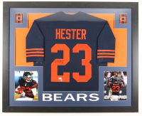 Devin Hester Signed Custom Framed Jersey Display (JSA & PIA) at PristineAuction.com