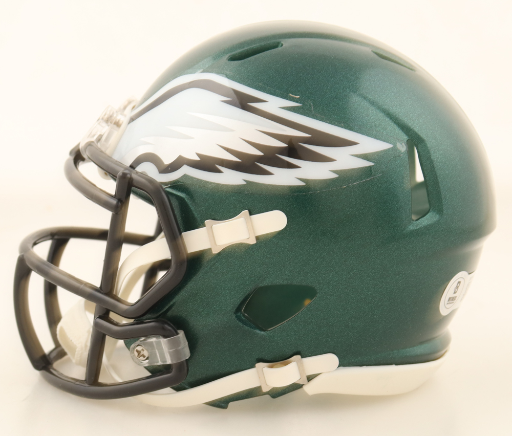 Zack Baun Signed Eagles Speed Mini Helmet (Beckett) at PristineAuction.com Zack Baun Signed Eagles Speed Mini Helmet (Beckett) at PristineAuction.com