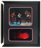 Mike Tyson Signed Boxing Glove Shadowbox Display (JSA & Tyson) (See Description) at PristineAuction.com