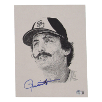 Rollie Fingers Signed Padres 8x10 Print (Beckett) at PristineAuction.com