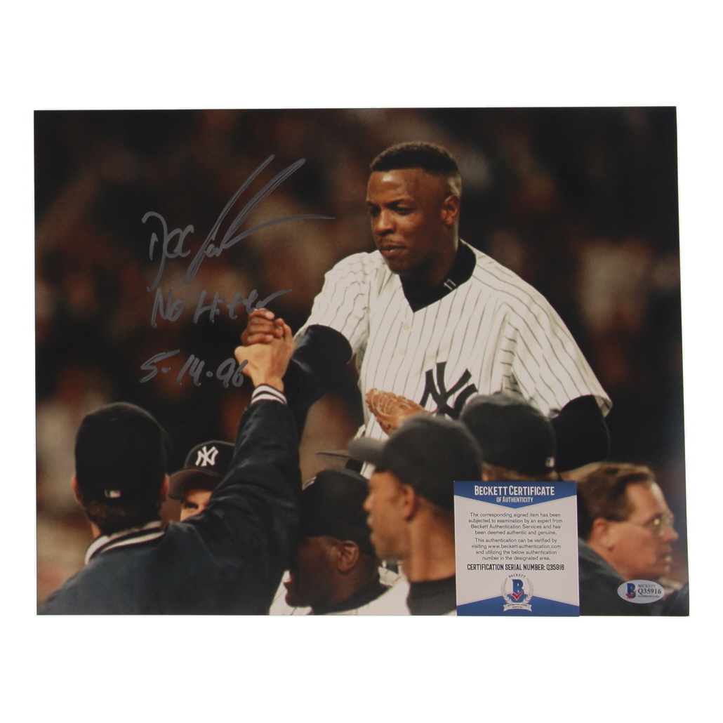 Dwight "Doc" Gooden Signed Yankees 11x14 Photo Inscribed "No Hitter 5-14-96" (Beckett) at PristineAuction.com Dwight "Doc" Gooden Signed Yankees 11x14 Photo Inscribed "No Hitter 5-14-96" (Beckett) at PristineAuction.com