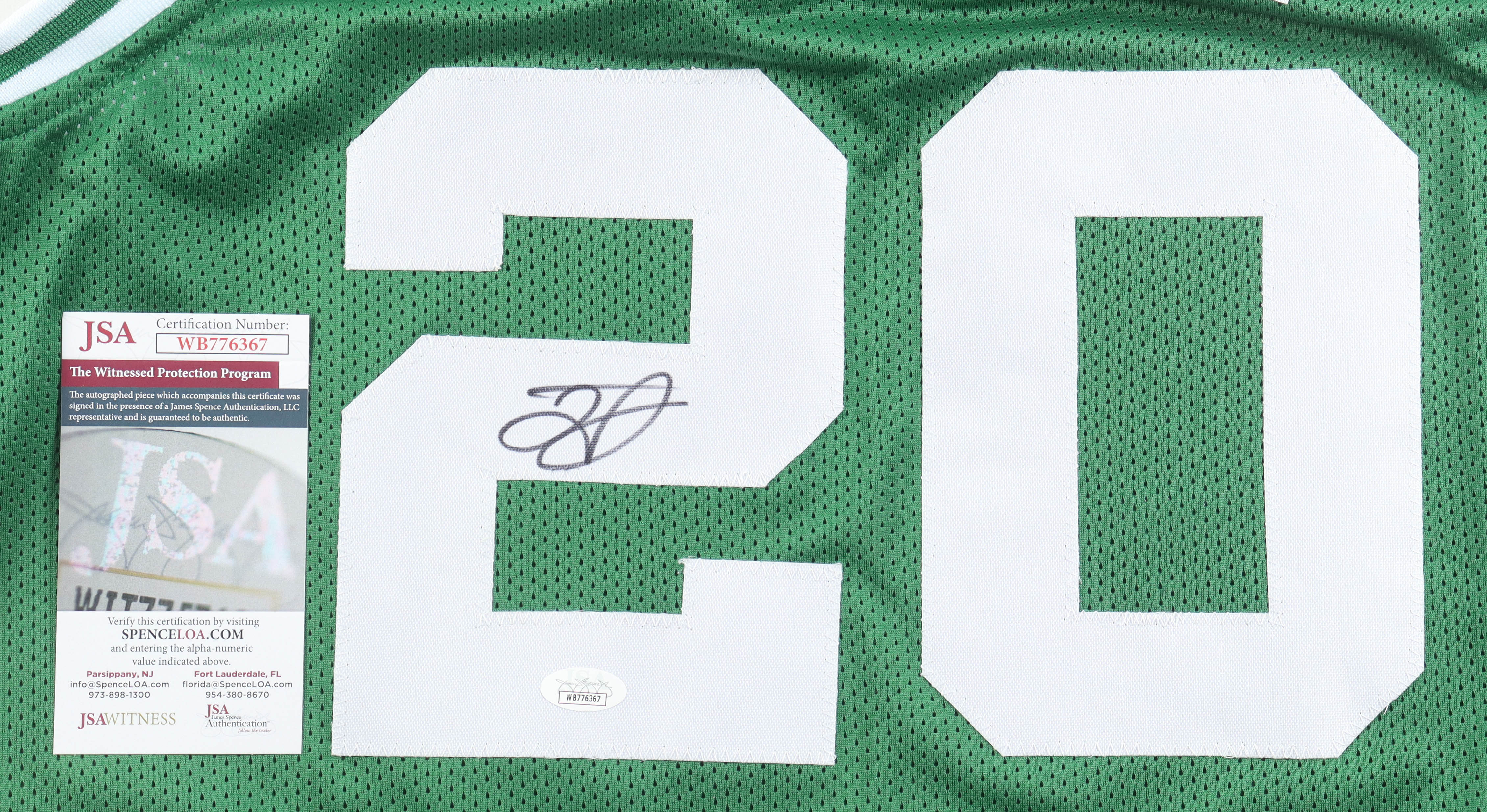 JD Davison Signed Jersey (JSA) at PristineAuction.com JD Davison Signed Jersey (JSA) at PristineAuction.com