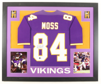 Randy Moss Signed Custom Framed Jersey Display (Beckett) at PristineAuction.com