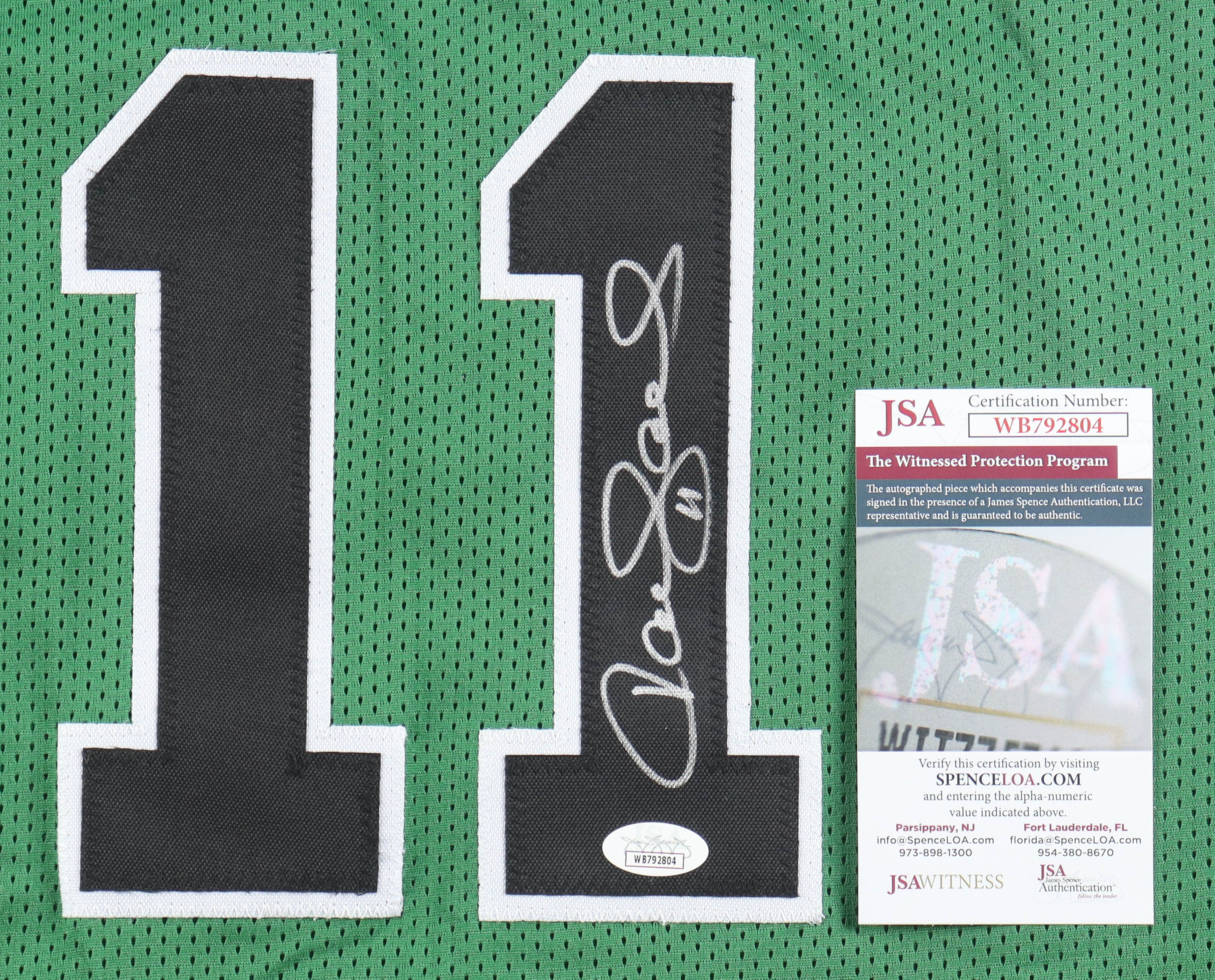Dana Barros Signed Jersey (JSA) at PristineAuction.com Dana Barros Signed Jersey (JSA) at PristineAuction.com